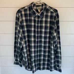 Men’sLL Bean XL flannel shirt